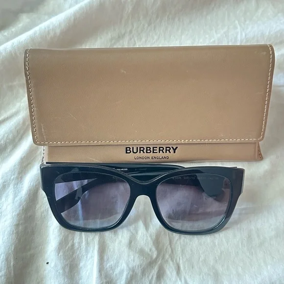 Burberry | Accessories | Burberry Black Sunglasses With Tan  display picture 3